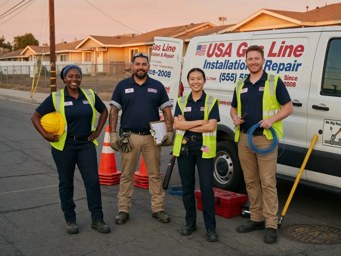 Gas Line Installation company in Downsville, LA